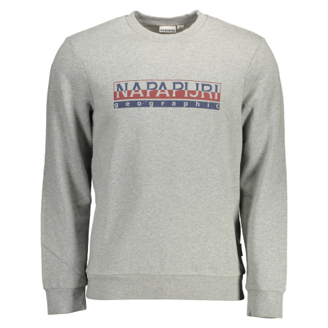 Šedá mikina Napapijri bez zipu