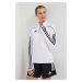 Tréninková mikina adidas Performance Tiro 23 bílá barva, s aplikací, HS3485