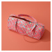 Blancheporte Cestovní taška s potiskem květin Indian Summer korálová/režná