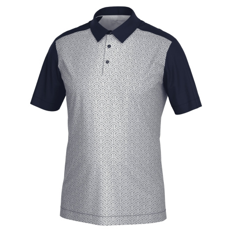 Galvin Green Mile Mens Breathable Short Sleeve Shirt Navy/Cool Grey