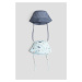 H & M - Bavlněný letní klobouček 2 kusy - modrá
