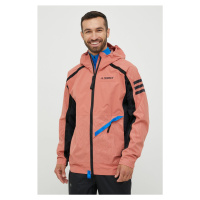 Outdoorová bunda adidas TERREX Utilitas oranžová barva