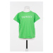 Tričko s krátkým rukávem basic zelené Twinset Girl