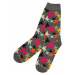 Perfect Man pánské veselé ponožky PC5760 šedá