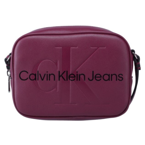 Calvin Klein SCULPTED CAMERA BAG18 MONO Dámská kabelka, vínová, velikost