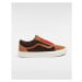 VANS Old Skool Pig Suede Shoes Unisex Orange, Size