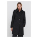 Kabát Sisley dámský, černá barva, přechodný