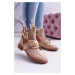 Lu Boo Lakované kotníkové boty s výřezy Rock Girl