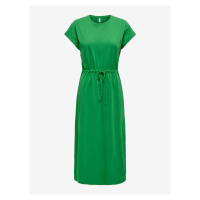 Zelené dámské basic midi šaty ONLY May