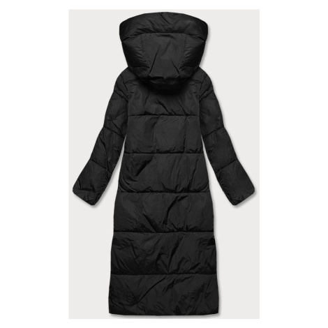 Černá dámská zimní bunda s kapucí (AG1-J9091) Ann Gissy