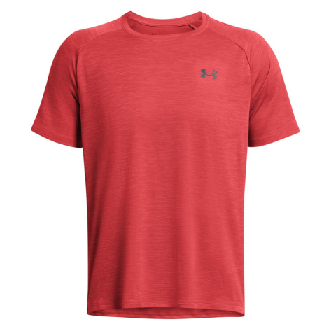 Tech™ Textured SS | Red Solstice/Black Under Armour
