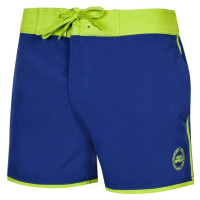 AQUA SPEED Man's Swimming Shorts Axel Navy Blue/Green Pattern 23