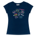 Dívčí tričko - WINKIKI WJG 11020, tmavě modrá/ 190 Barva: Modrá tmavě