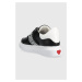 Kožené sneakers boty Love Moschino černá barva