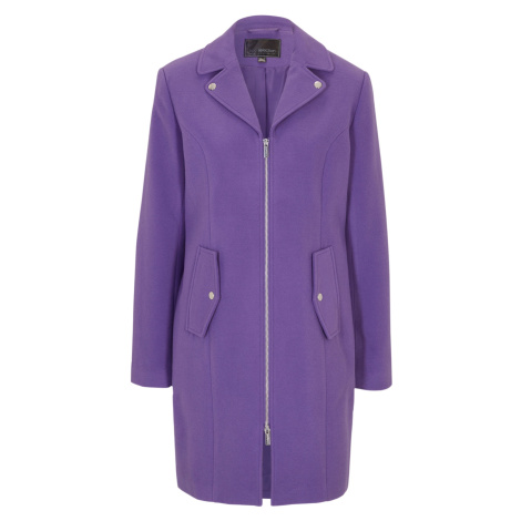 Bonprix BPC SELECTION kabát na zip Barva: Fialová, Mezinárodní