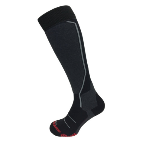 BLIZZARD-Allround ski socks, black/anthracite/grey/red Černá