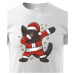 Dětské tričko Vánoční kočka - skvělé vánoční tričko