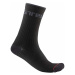 CASTELLI Cyklistické ponožky klasické - DISTANZA 20 WINTER - černá
