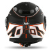 AIROH PHANTOM S BEAT PHSB32 - výklopná oranžová moto helma