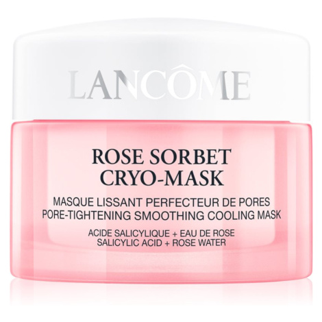 Lancôme Rose Sorbet Cryo-Mask revitalizační maska pro sametovou pleť a minimalizaci pórů 50 ml