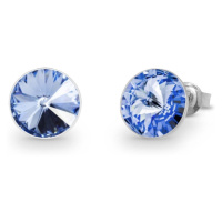 Náušnice Rivoli se Swarovski Elements Sweet Candy Studs K1122SS39LS light sapphire 8 mm