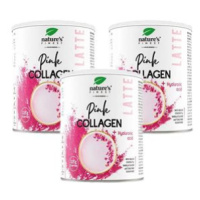 Nature's Finest Pink Latte Collagen + Hyaluronic Acid 125g 2+1 ZDARMA