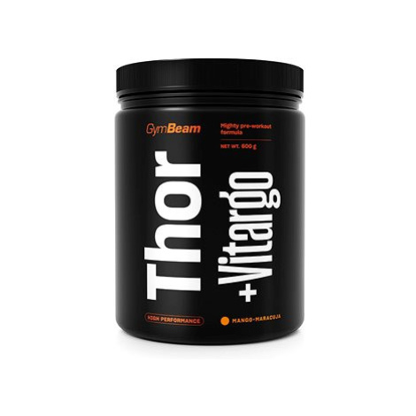 GymBeam Thor Fuel + Vitargo 600 g, mango maracuja