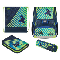 Herlitz Školní aktovka Loop Ninja 4d. set