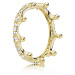 Pandora Překrásný pozlacený prsten Začarovaná koruna Shine 168654C01 58 mm