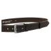 Penny Belts Pánský kožený opasek 35-1-40 dark brown 100 cm