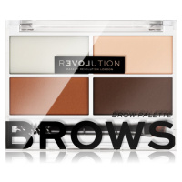 Revolution Relove Colour Cult paleta pro líčení obočí odstín Medium 3,2 g