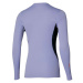 Mizuno MID WEIGHT CREW Dámské termo triko s dlouhým rukávem, fialová, velikost
