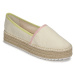 Tommy Jeans TOMMY JEANS FLATFORM ESPADRILLE Béžová