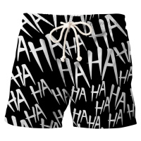 Just Hahaha WHITE Swim Shorts