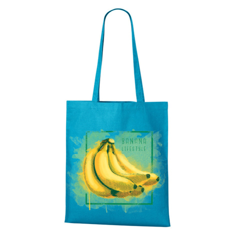 Plátěná taška s potiskem banánů - plátěná taška na nákupy BezvaTriko