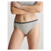 Dámská tanga 2 Pack CK96 000QD3990E BGH černá/šedá - Calvin Klein