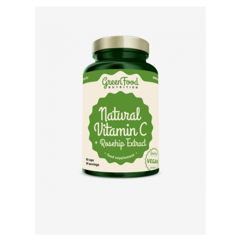 Natural vitamín C + extrakt ze šípků GreenFood Nutrition