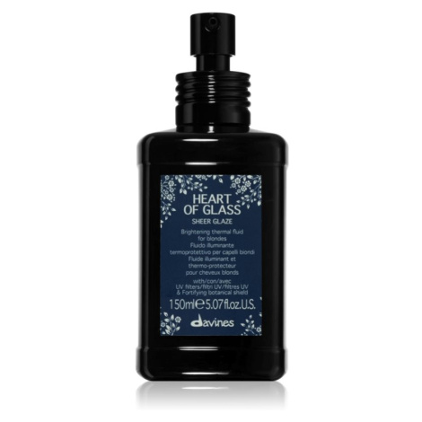 Davines Heart of Glass Sheer Glaze rozjasňující péče pro blond vlasy 150 ml