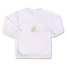 Kojenecká košilka s vyšívaným obrázkem New Baby zelená
