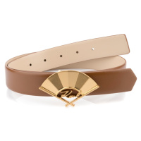 Opasek karl lagerfeld k/signature fan md belt sudan brown