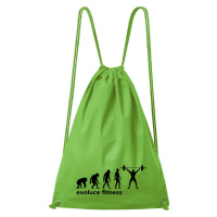 DOBRÝ TRIKO Bavlněný batoh Evoluce fitness Barva: Apple green