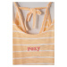 Dívčí šaty Roxy oranžová barva, mini, jednoduché