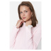 Trendyol Pink Sleeve Pearl Detailed Knitwear Sweater