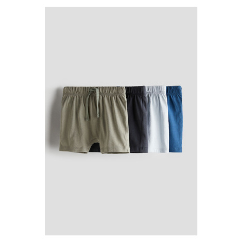 H & M - 4-pack jersey shorts - zelená H&M