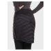 Černá dámská prošívaná zimní sukně Kilpi TANY
