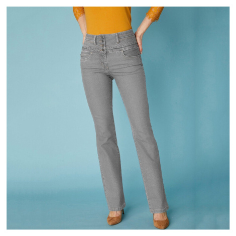 Bootcut džíny s vysokým pasem, vnitř. délka nohavic 78 cm Blancheporte