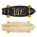 Spokey LIFE Longboard 67,5 x 25,5 cm, ABEC7