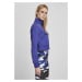 Dámská bunda // Urban classics Ladies Cropped Crinkle Nylon Pull Over Jacket bluepurple