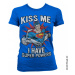 Superman tričko, Kiss Me I Have Super Powers Girly, dámské