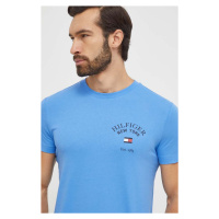 Bavlněné tričko Tommy Hilfiger s potiskem, MW0MW33689